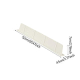 Maxbell Sink Splash Guard Accessory Reusable Premium Water Baffle for Kitchen Island White