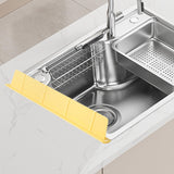 Maxbell Sink Splash Guard Accessory Reusable Premium Water Baffle for Kitchen Island Yellow