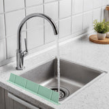 Maxbell Sink Splash Guard Accessory Reusable Premium Water Baffle for Kitchen Island Green