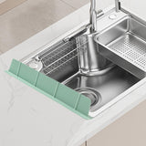 Maxbell Sink Splash Guard Accessory Reusable Premium Water Baffle for Kitchen Island Green