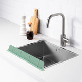 Maxbell Sink Splash Guard Accessory Reusable Premium Water Baffle for Kitchen Island Green