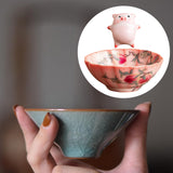 Maxbell Ceramic Tea Cup with Tea Pet Collection Cute Handmade for Family Office Home