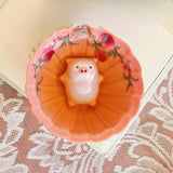 Maxbell Ceramic Tea Cup with Tea Pet Collection Cute Handmade for Family Office Home