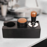 Maxbell Espresso Tamper Station Coffee Tamper Holder Stand for Office Coffee 51-58mm Black