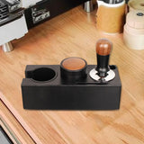 Maxbell Espresso Tamper Station Coffee Tamper Holder Stand for Office Coffee 51-58mm Black