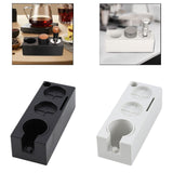 Maxbell Espresso Tamper Station Coffee Tamper Holder Stand for Office Coffee 51-58mm Black
