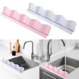Maxbell Sink Splash Guard Faucet Versatile Water Barrier Dishwashing Protector Board Gray