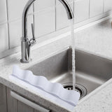 Maxbell Sink Splash Guard Faucet Versatile Water Barrier Dishwashing Protector Board Gray