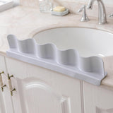 Maxbell Sink Splash Guard Faucet Versatile Water Barrier Dishwashing Protector Board Gray
