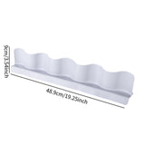 Maxbell Sink Splash Guard Faucet Versatile Water Barrier Dishwashing Protector Board Gray