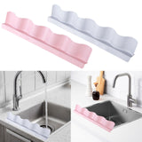 Maxbell Sink Splash Guard Faucet Versatile Water Barrier Dishwashing Protector Board Gray