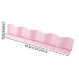 Maxbell Sink Splash Guard Faucet Versatile Water Barrier Dishwashing Protector Board Pink