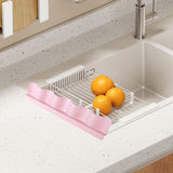 Maxbell Sink Splash Guard Faucet Versatile Water Barrier Dishwashing Protector Board Pink