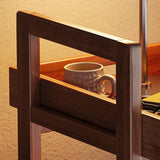 Rolling Utility Cart Multifunctional Shelf Mobile Trolley Tables for Balcony 50cmx30cmx57.2cm