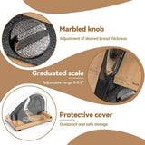 Manual Bread Slicer Bread Cutting Machine Serrated Blade Design Hand Cranked
