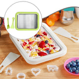 Maxbell Ice Cream Maker Yogurt Maker Machine for Homemade Rolled Cream Sorbet Gelato Green