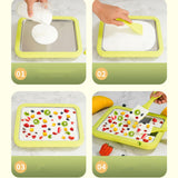 Maxbell Ice Cream Maker Yogurt Maker Machine for Homemade Rolled Cream Sorbet Gelato Green