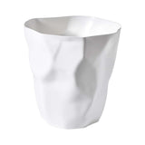 Maxbell Small Trash Can Round Simple Rubbish Can for Living Room Laundry Room Office 24.5cmx25cm