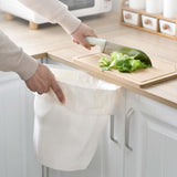 Maxbell Small Trash Can Round Simple Rubbish Can for Living Room Laundry Room Office 26cmx27cm