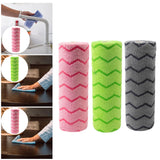 Maxbell Tear Away Towels Fast Drying Microfiber Towels Roll for Dishes Pan Furniture pink