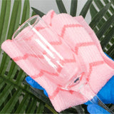 Maxbell Tear Away Towels Fast Drying Microfiber Towels Roll for Dishes Pan Furniture pink