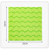 Maxbell Tear Away Towels Fast Drying Microfiber Towels Roll for Dishes Pan Furniture green