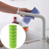 Maxbell Tear Away Towels Fast Drying Microfiber Towels Roll for Dishes Pan Furniture green