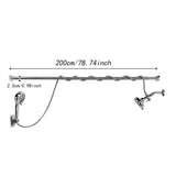 Maxbell Double Shower Heads for Couples Handheld Showerhead for Valentine's Day Home Electroplating