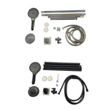 Maxbell Double Shower Heads for Couples Handheld Showerhead for Valentine's Day Home Electroplating