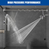 Maxbell Double Shower Heads for Couples Handheld Showerhead for Valentine's Day Home Electroplating