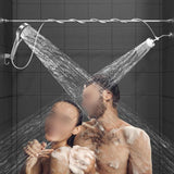 Maxbell Double Shower Heads for Couples Handheld Showerhead for Valentine's Day Home Electroplating