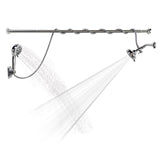 Maxbell Double Shower Heads for Couples Handheld Showerhead for Valentine's Day Home Electroplating