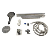 Maxbell Double Shower Heads for Couples Handheld Showerhead for Valentine's Day Home Electroplating