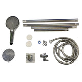 Maxbell Double Shower Heads for Couples Handheld Showerhead for Valentine's Day Home Electroplating