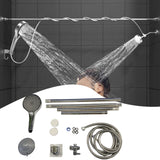 Maxbell Double Shower Heads for Couples Handheld Showerhead for Valentine's Day Home Electroplating
