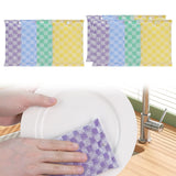 Maxbell Kitchen Sponges Multi Functional Soft Dish Cloth for Bathroom Plates Kitchen 5 Pack