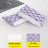 Maxbell Kitchen Sponges Multi Functional Soft Dish Cloth for Bathroom Plates Kitchen 5 Pack