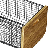 Maxbell Kitchen Fruit Basket Decorative Wire Storage Basket for Table Counter Office L
