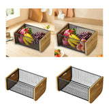 Maxbell Kitchen Fruit Basket Decorative Wire Storage Basket for Table Counter Office L