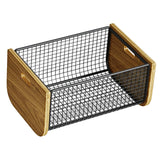 Maxbell Kitchen Fruit Basket Decorative Wire Storage Basket for Table Counter Office L