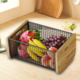 Maxbell Kitchen Fruit Basket Decorative Wire Storage Basket for Table Counter Office M