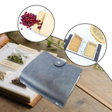 Maxbell Seed Storage Organizer Binder Samples Bags for Vegetable Plants Garden Seeds Black