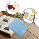Maxbell Seed Storage Organizer Binder Samples Bags for Vegetable Plants Garden Seeds Blue