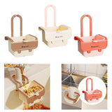 Maxbell Food Waste Strainer Mesh Strainer Multifunction Corner Hanging Sink Strainer Khaki