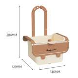 Maxbell Food Waste Strainer Mesh Strainer Multifunction Corner Hanging Sink Strainer Khaki