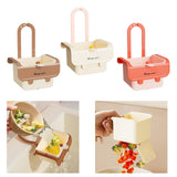 Maxbell Food Waste Strainer Mesh Strainer Multifunction Corner Hanging Sink Strainer Khaki