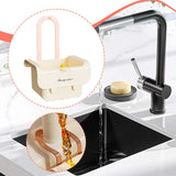 Maxbell Food Waste Strainer Mesh Strainer Multifunction Corner Hanging Sink Strainer White