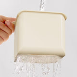 Maxbell Food Waste Strainer Mesh Strainer Multifunction Corner Hanging Sink Strainer White