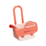 Maxbell Food Waste Strainer Mesh Strainer Multifunction Corner Hanging Sink Strainer Orange Pink