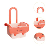 Maxbell Food Waste Strainer Mesh Strainer Multifunction Corner Hanging Sink Strainer Orange Pink